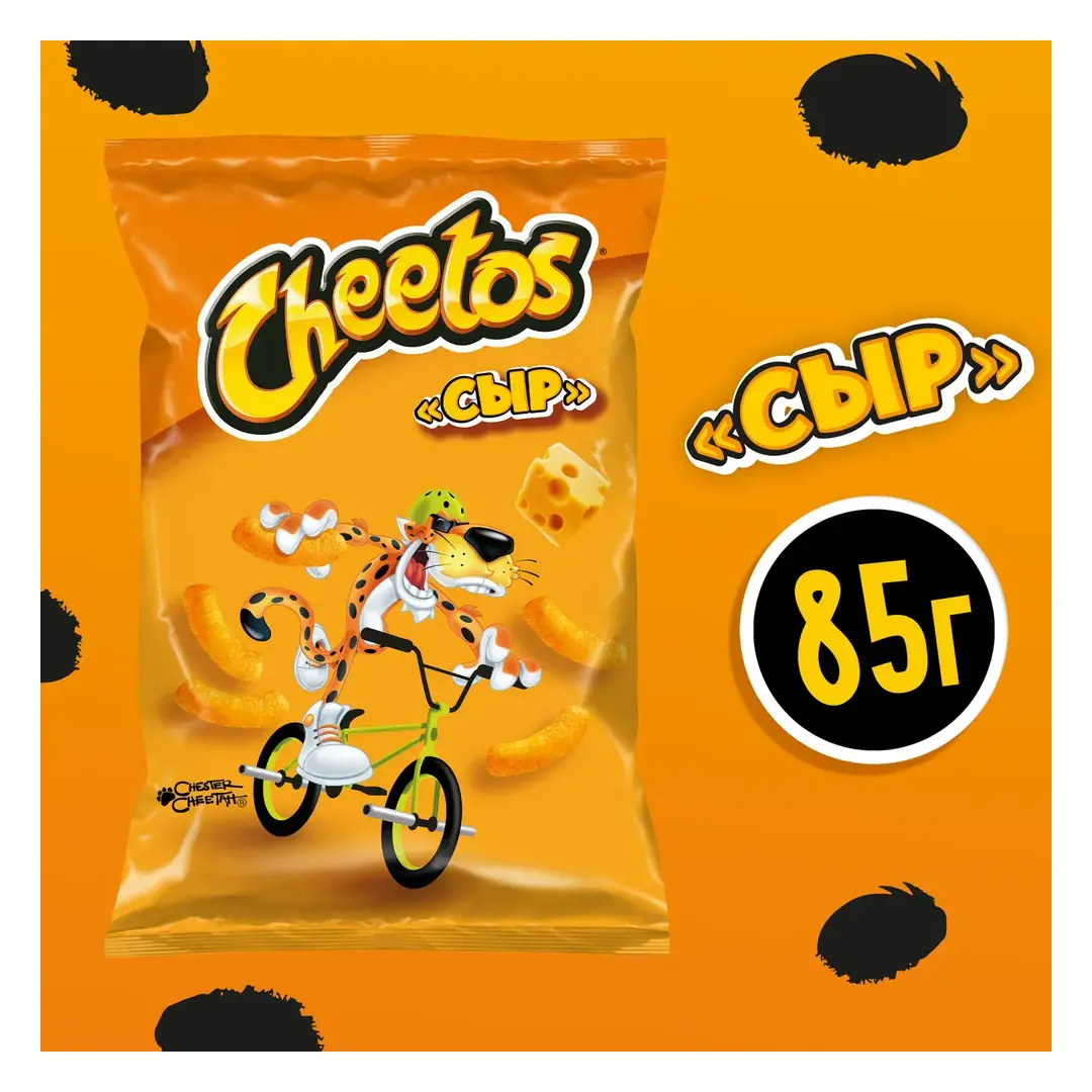 Кукурузные снеки Cheetos сыр, 85 г