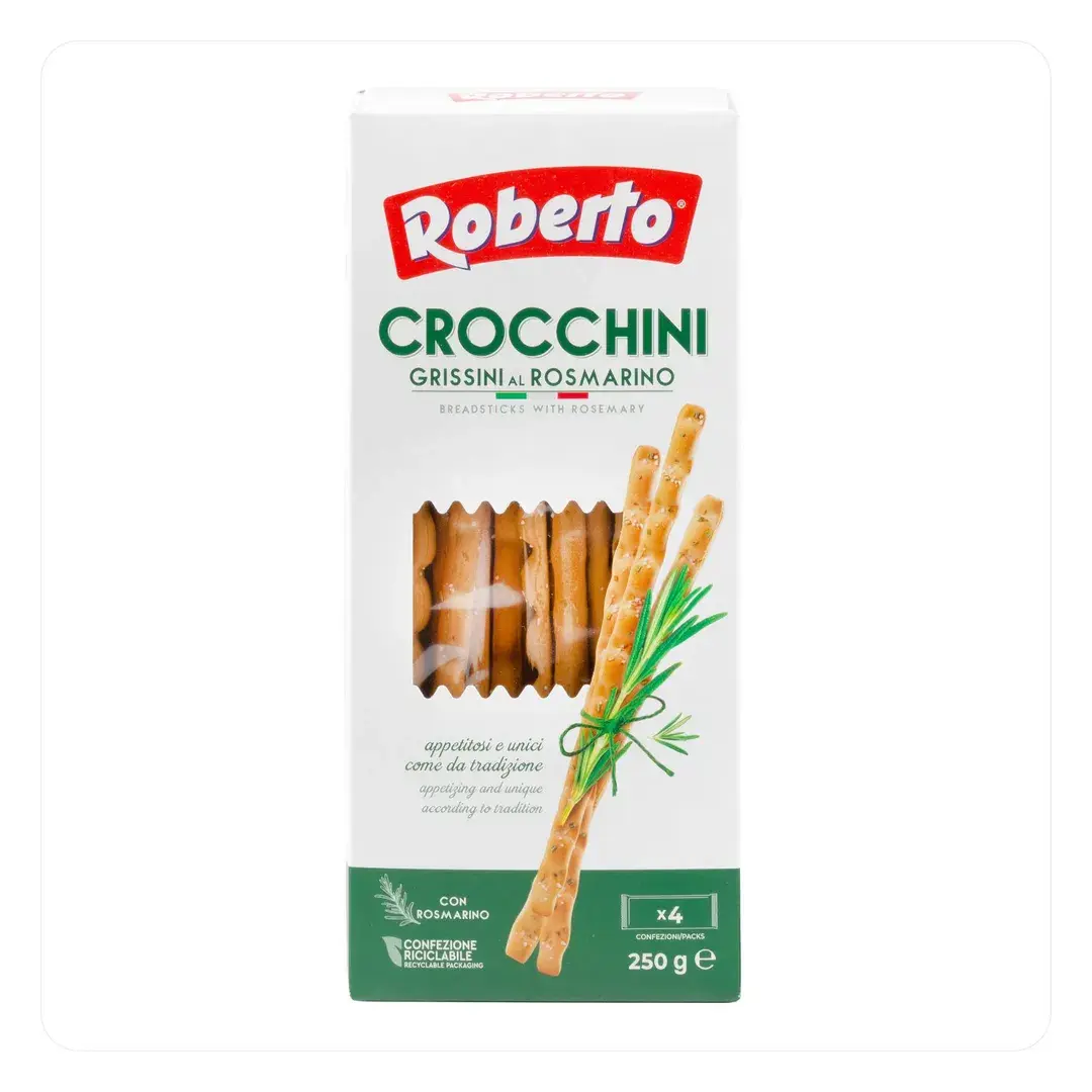 Хлебные палочки Кроккини Roberto с розмарином, 250 г, изображение 6