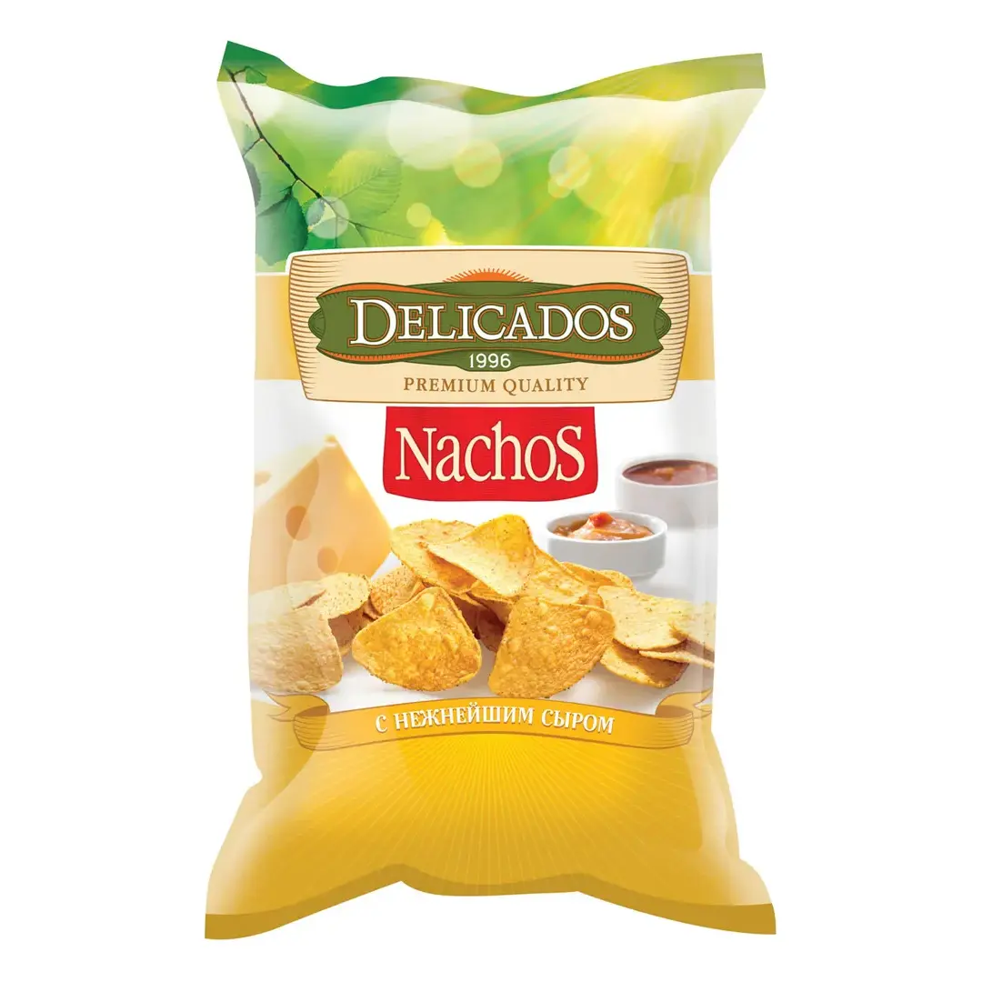 Чипсы кукурузные Delicados Nachos со вкусом сыра, 150 г, изображение 3