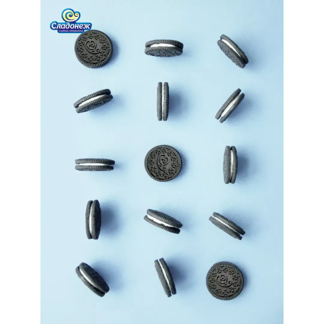 Печенье-сэндвич с какао и молочной начинкой Bang- bang 500 г, изображение 4