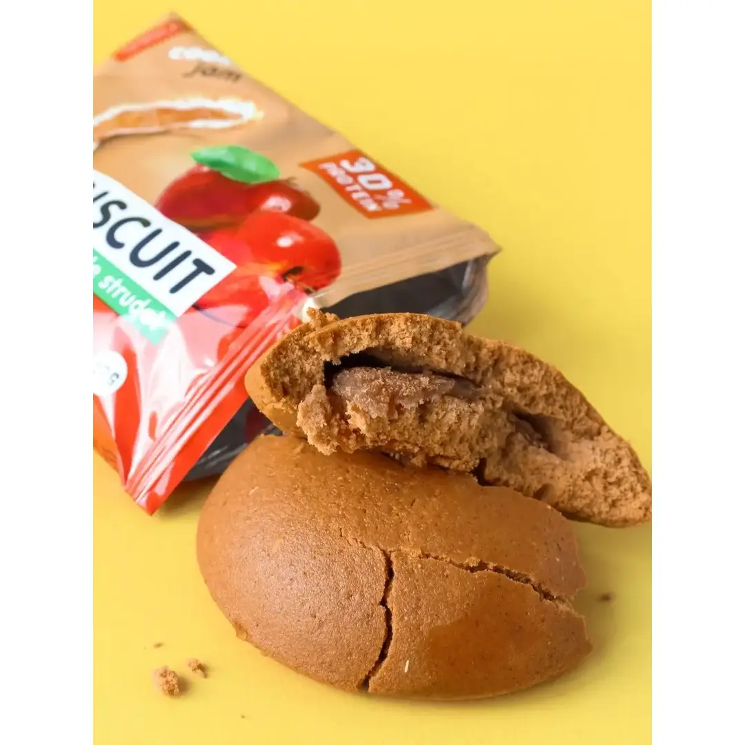 Протеиновое печенье без сахара Яблочный штрудель, 9шт, изображение 4