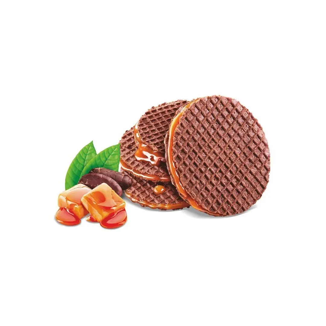 Вафли Голландские "Дарлетто" с какао и карамелью 2кг, изображение 2