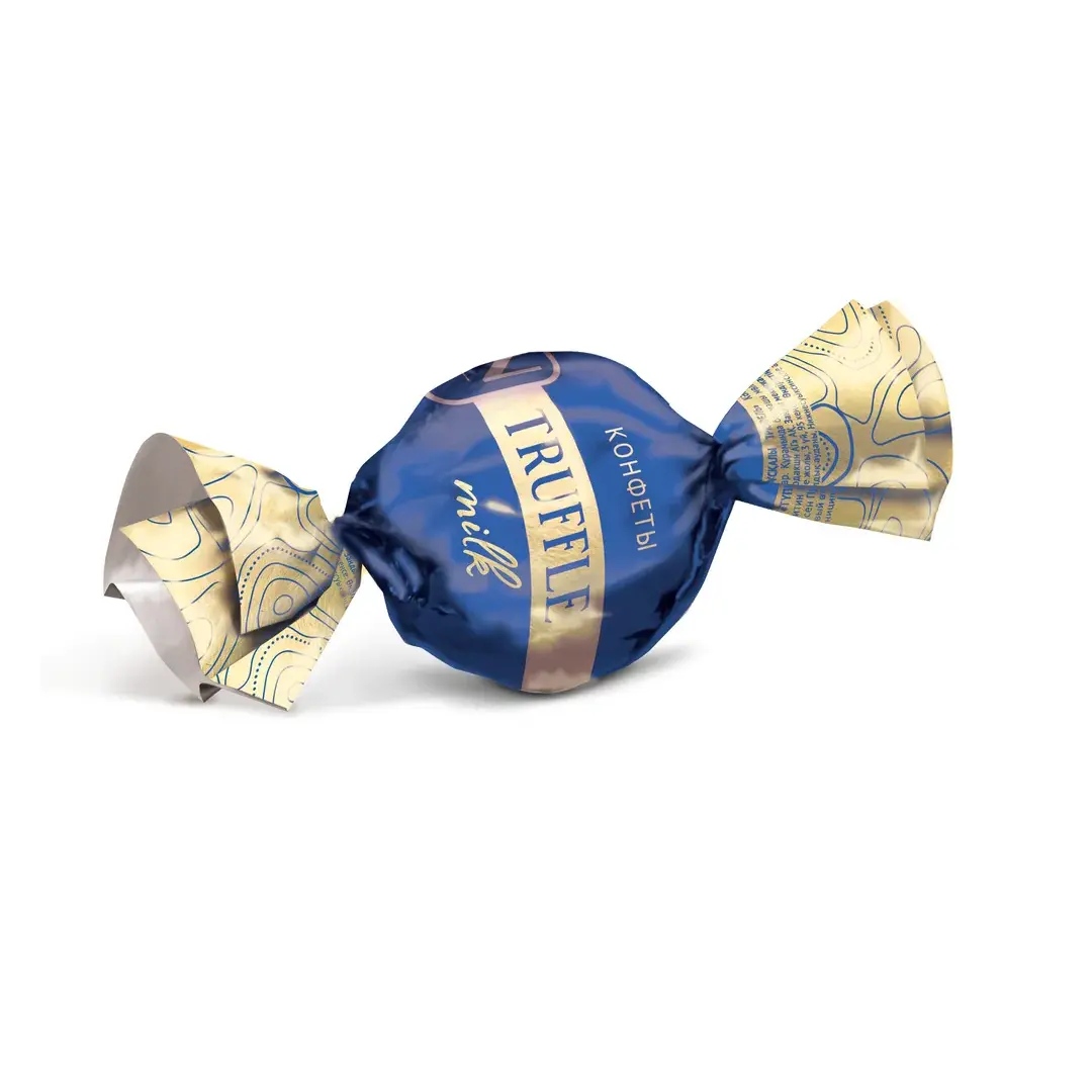 Конфеты шоколадные Трюфель молочный, пакет, 0,5 кг, изображение 2