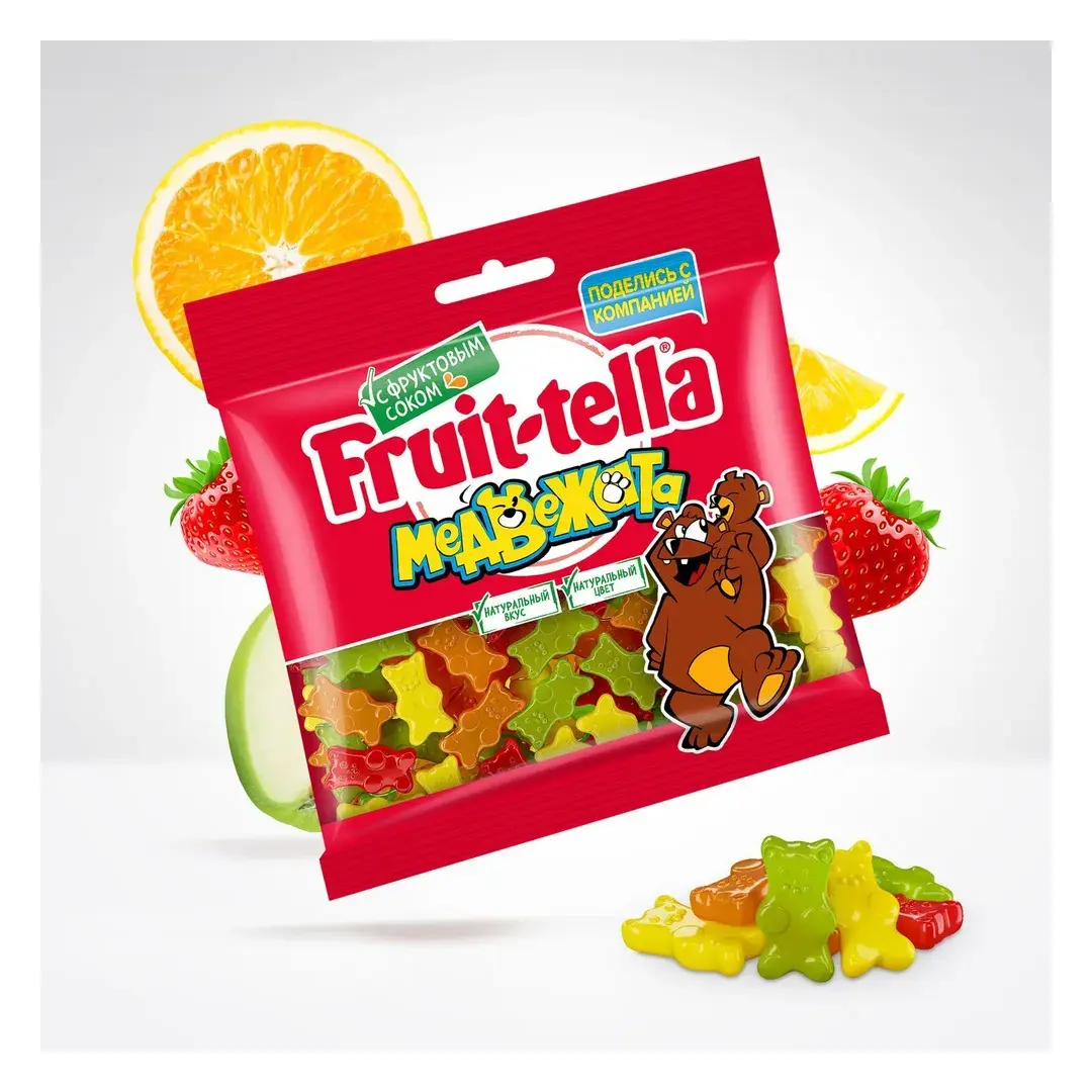 Мармелад жевательный Fruittella Медвежата, 150 г, изображение 2