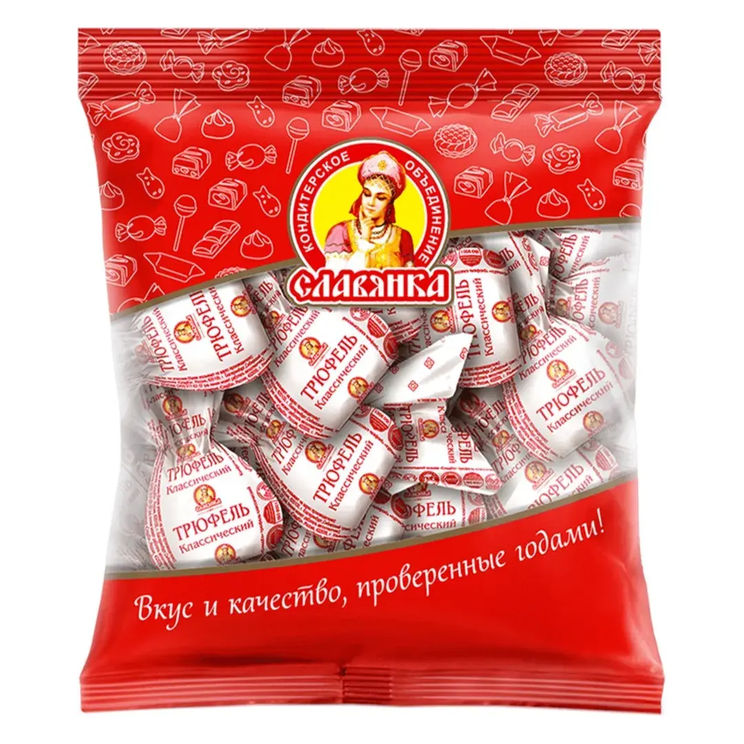 Конфеты СЛАДКО Трюфели классические, 200 г - 4 упаковки