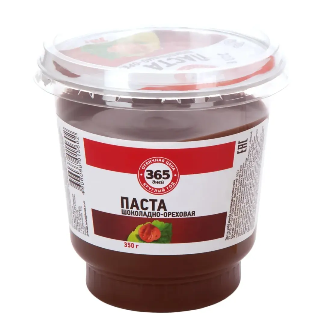 Паста шоколадно-ореховая 365 ДНЕЙ, 350 г - 5 шт.