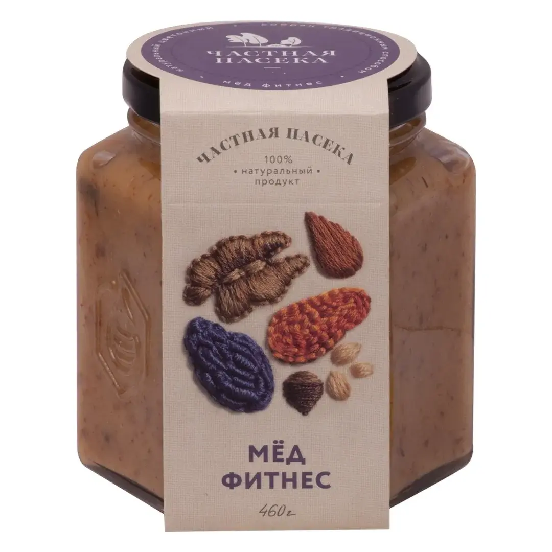 Мед ЧАСТНАЯ ПАСЕКА Фитнес, 460 г - 2 шт.