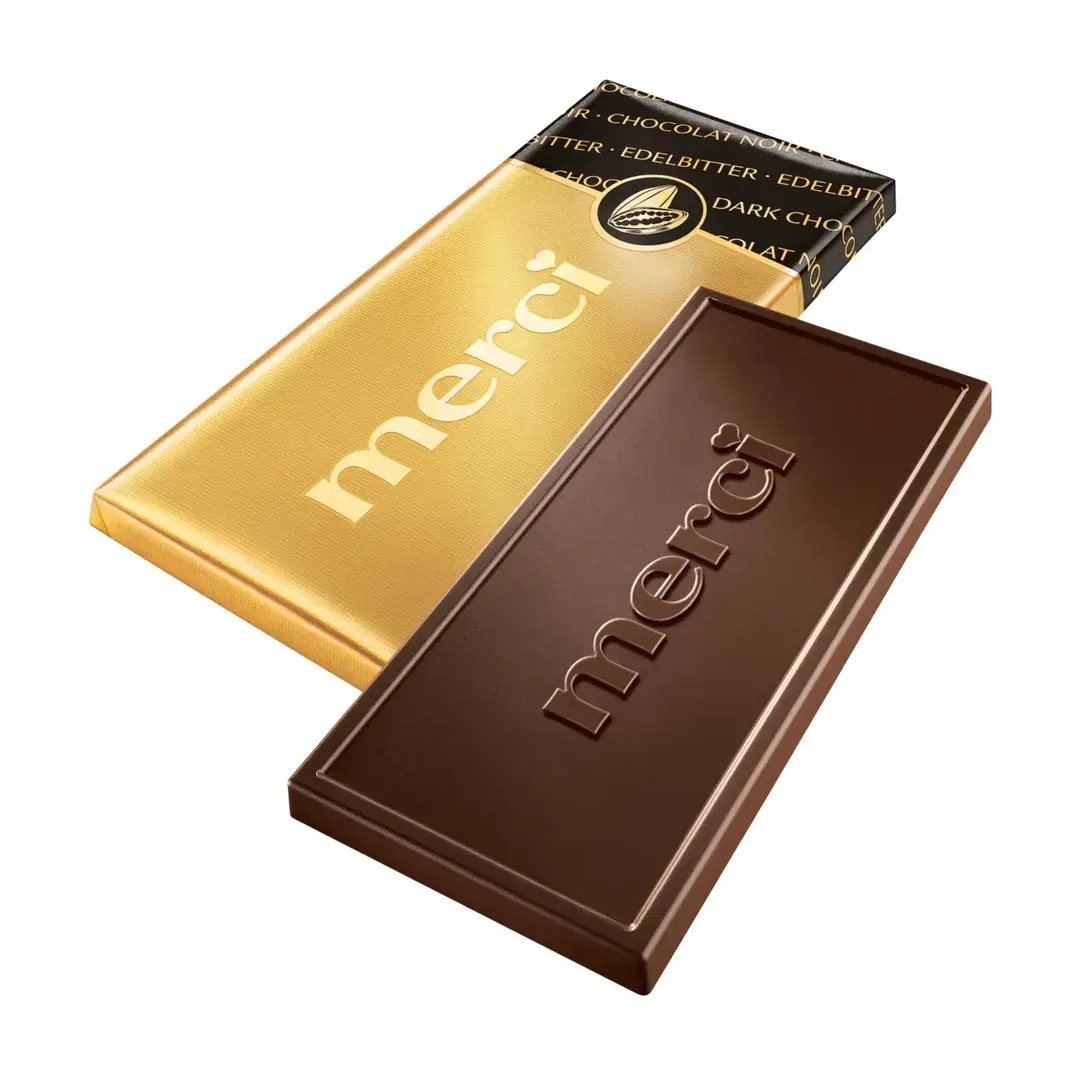 Merci, шоколад горький, 72% какао, произведено в Германии, 100г / Мерси, изображение 3