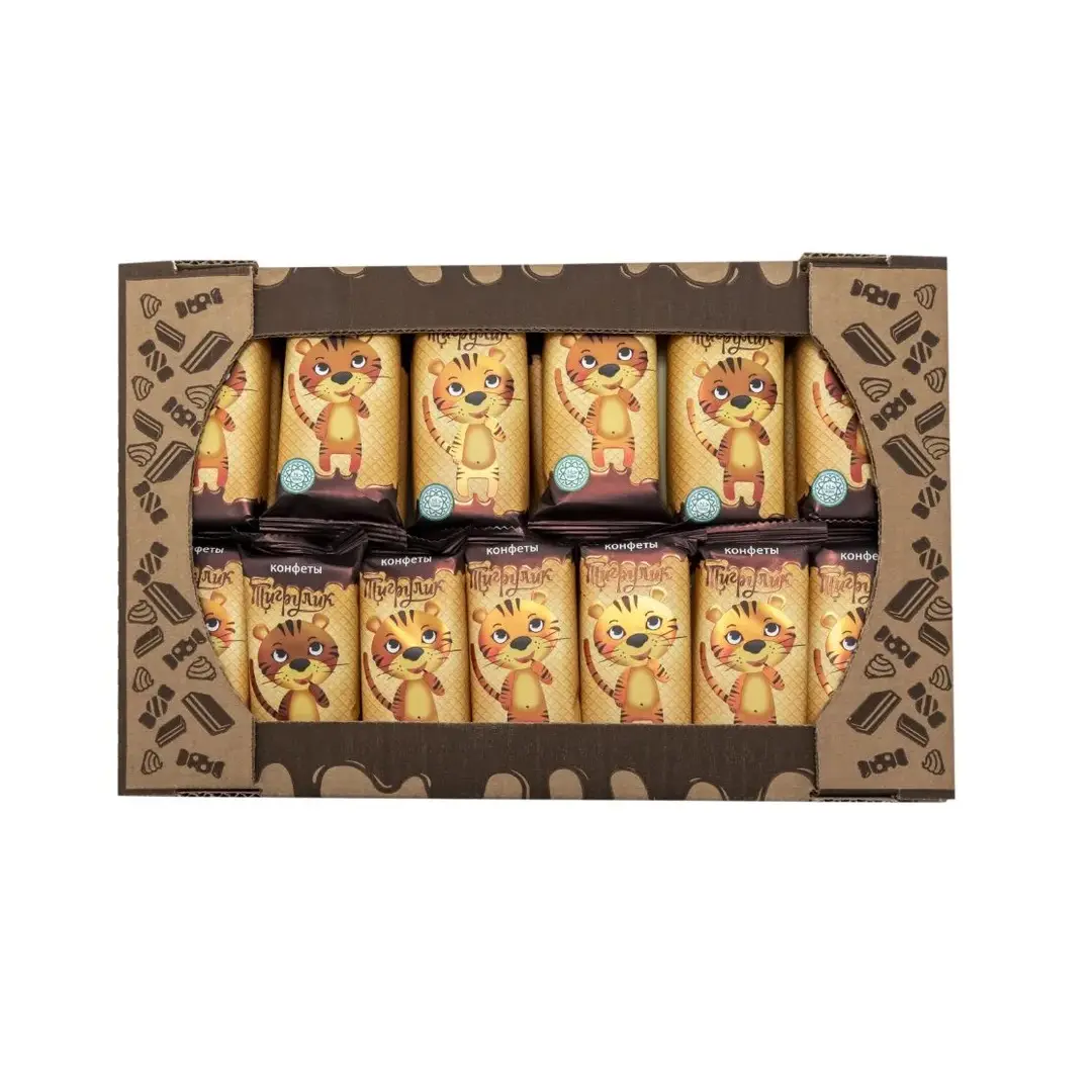 Конфеты вафельные в шоколаде Тигрулик 1 кг Любимая Кубань, изображение 3