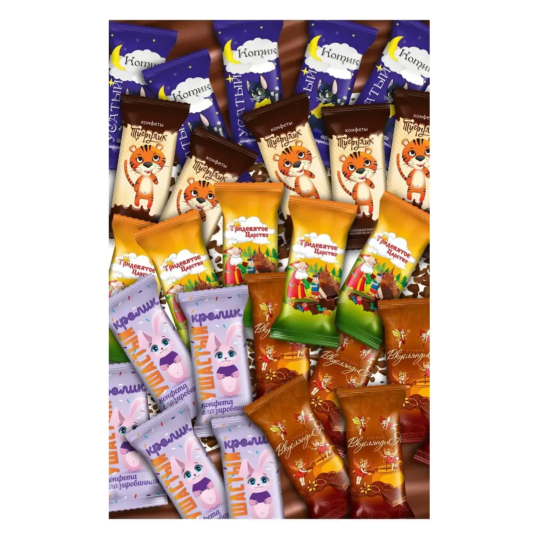 Вафли в шоколаде Ассорти 1кг Любимая Кубань, изображение 4