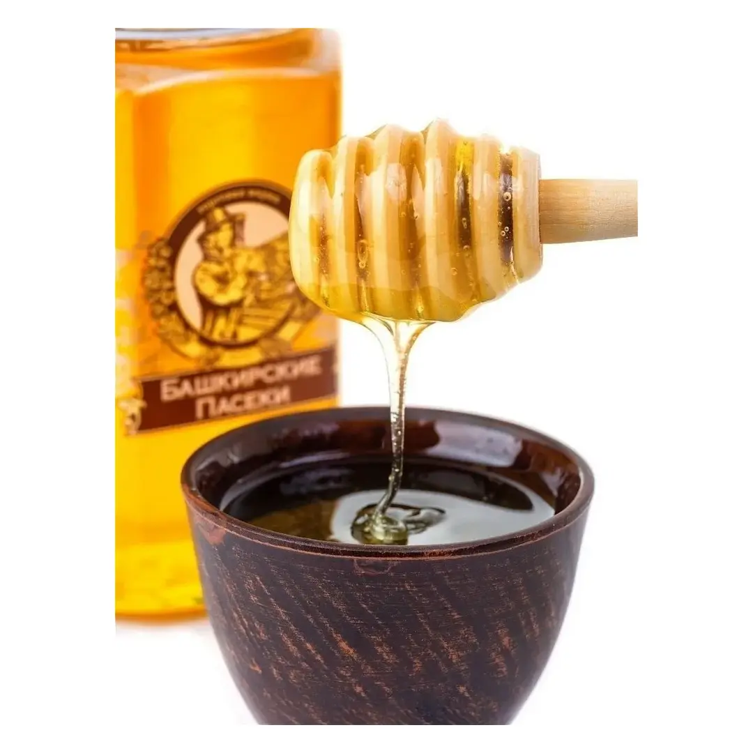 Мед БАШКИРСКИЕ ПАСЕКИ липовый, сбор 2023 года, 1300 гр., изображение 2