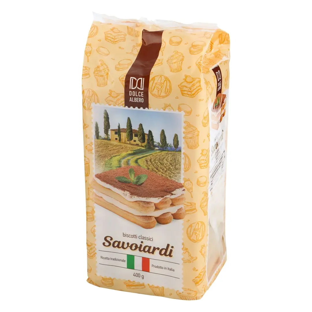 Печенье сдобное DOLCE ALBERO Савоярди (Италия) 400г, изображение 2