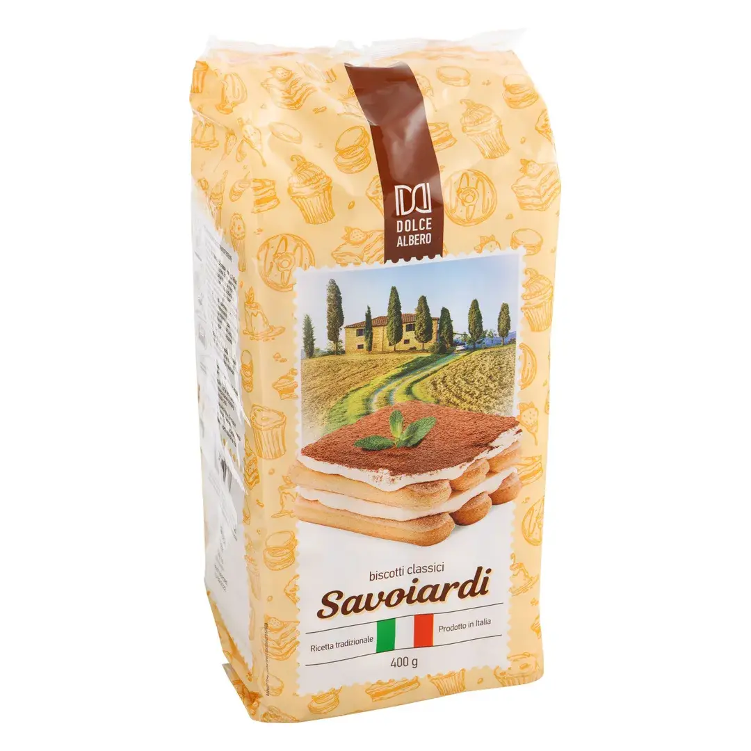 Печенье сдобное DOLCE ALBERO Савоярди (Италия) 400г, изображение 3