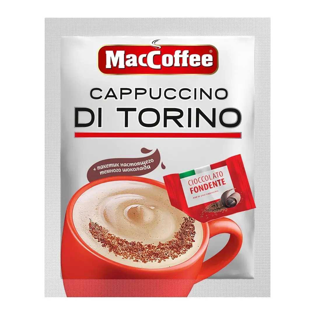 Кофейный напиток МасСoffee Cappuccino Di Torino с шоколадом, 20 шт, изображение 3