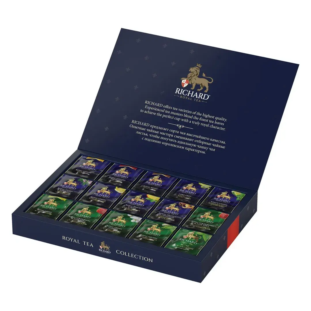 Чай в пакетиках Richard Royal Tea Collection ассорти, 120 шт, изображение 3