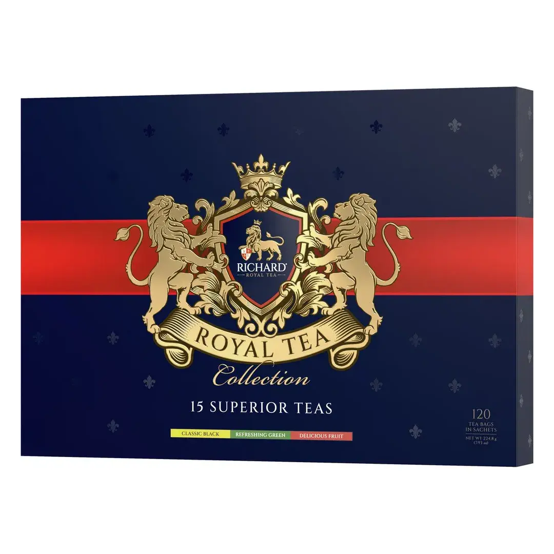 Чай в пакетиках Richard Royal Tea Collection ассорти, 120 шт