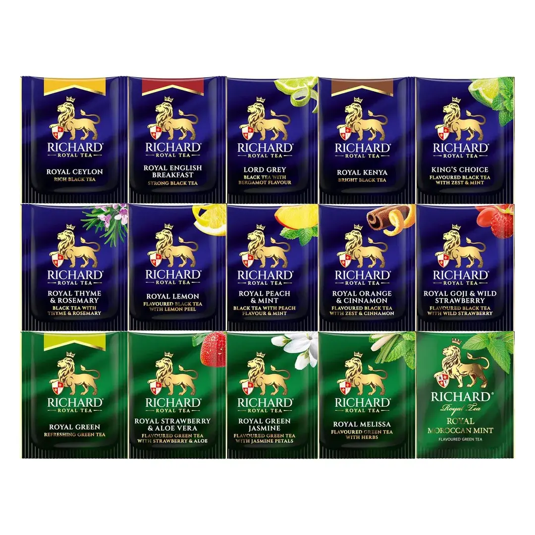 Чай в пакетиках Richard Royal Tea Collection ассорти, 120 шт, изображение 4