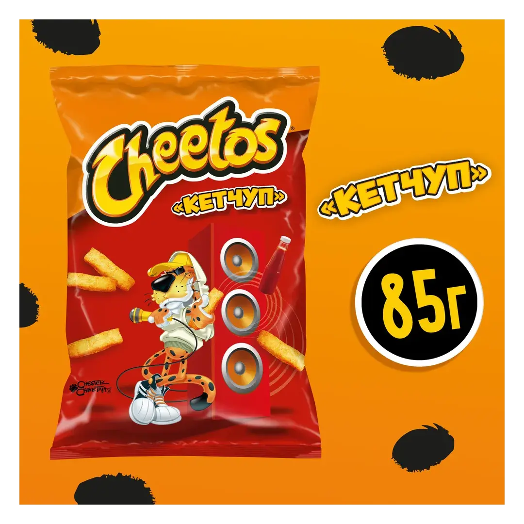 Кукурузные снеки Cheetos кетчуп, 85 г