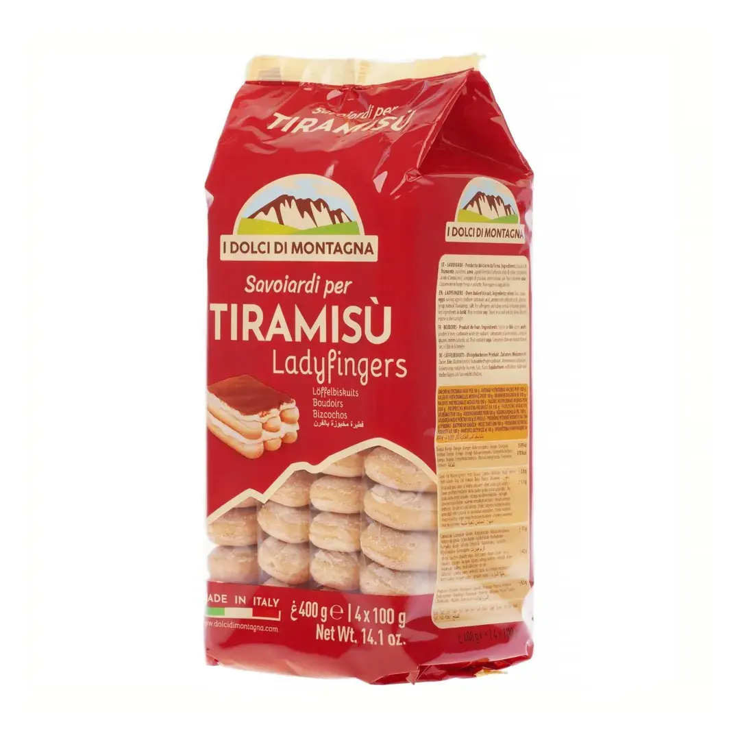Печенье Forno Bonomi Савоярди I dolci di montagna, сахарное для тирамису, 400 г, изображение 4