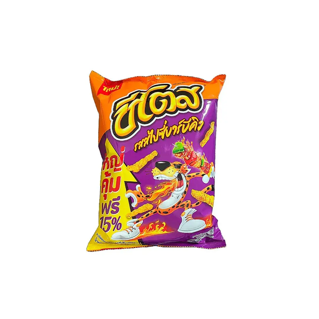 Чипсы Cheetos Crunchy Spicy BBQ 75гр Снеки из Таиланда, изображение 2
