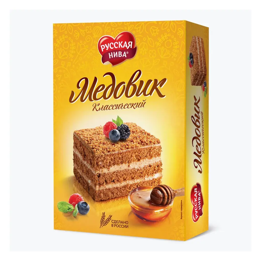 Торт "Медовик" Русская Нива классический, 340 г
