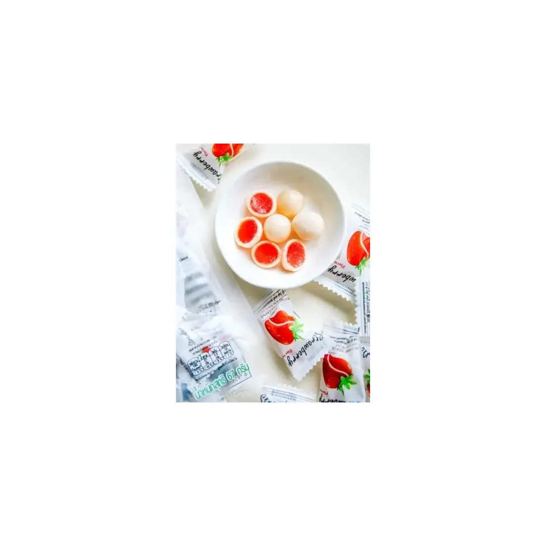 Молочные ириски с желейной начинкой Клубника MY CHEWY, 67г, изображение 2