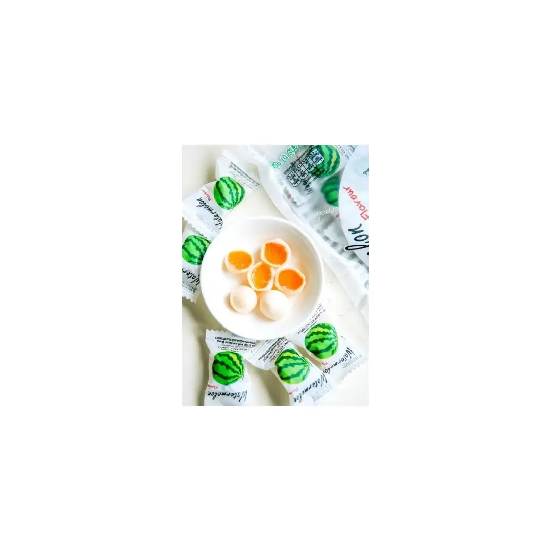 Молочные ириски с желейной начинкой Арбуз MY CHEWY, 67г, изображение 2