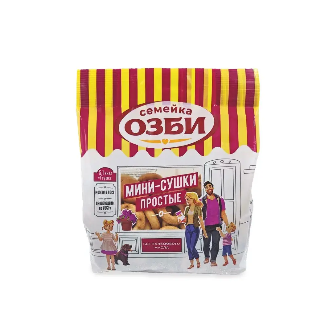 Мини-сушки Семейка ОЗБИ, простые, 150 г