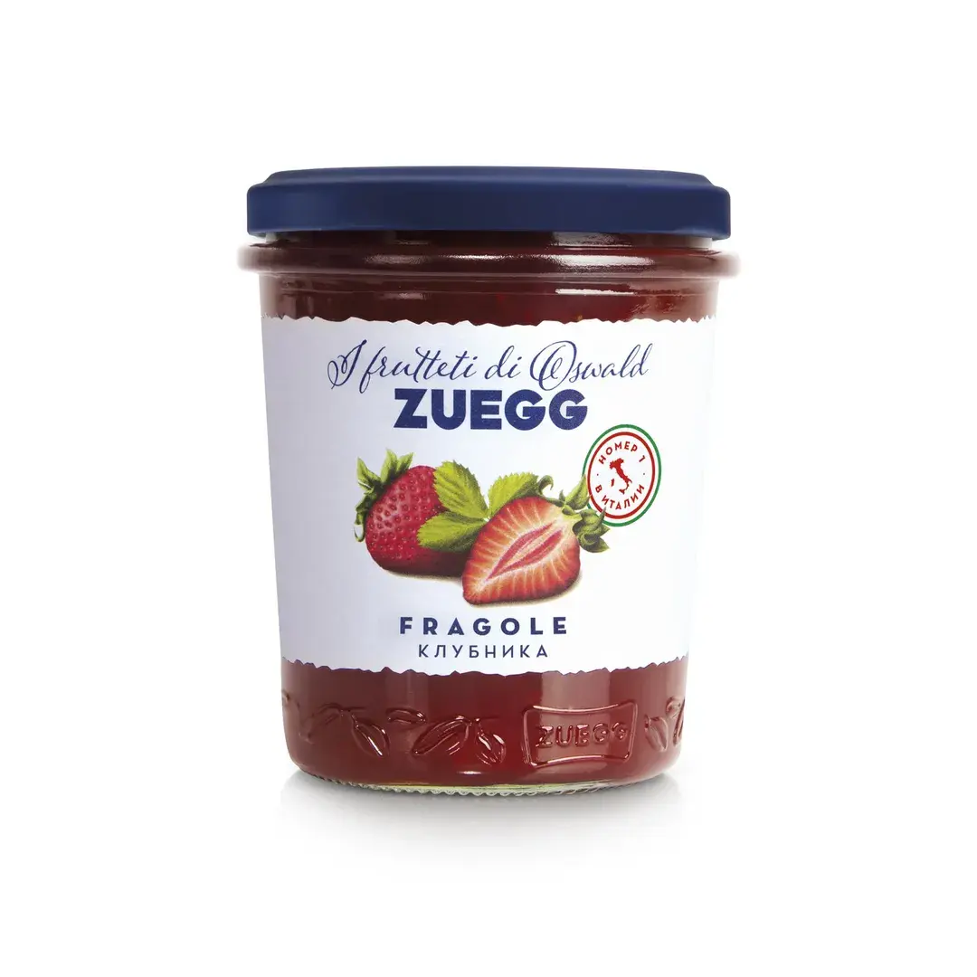 ZUEGG Конфитюр экстра Клубника, 320г, 4 штуки