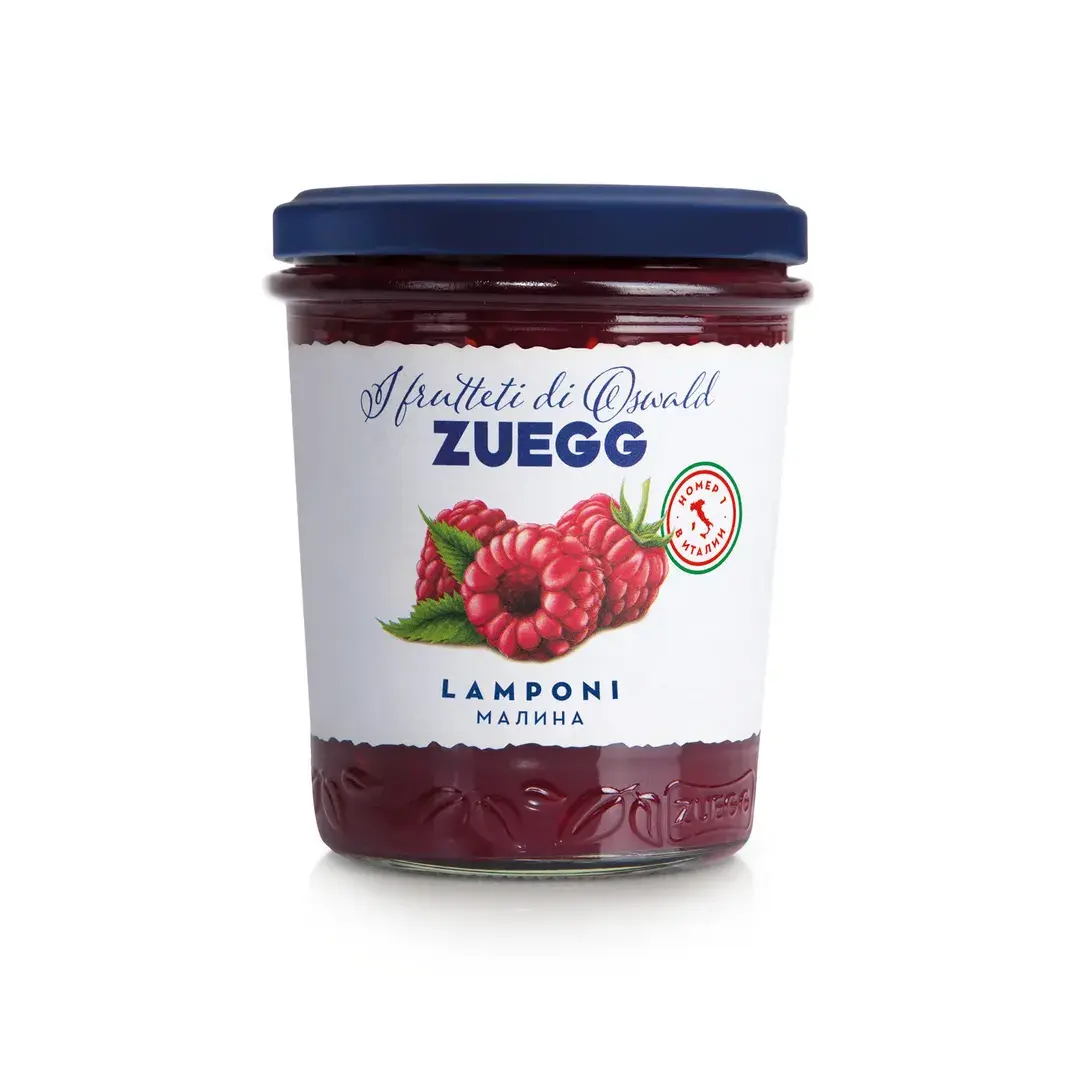 Конфитюр малина ZUEGG экстра, 320г, 4 штуки
