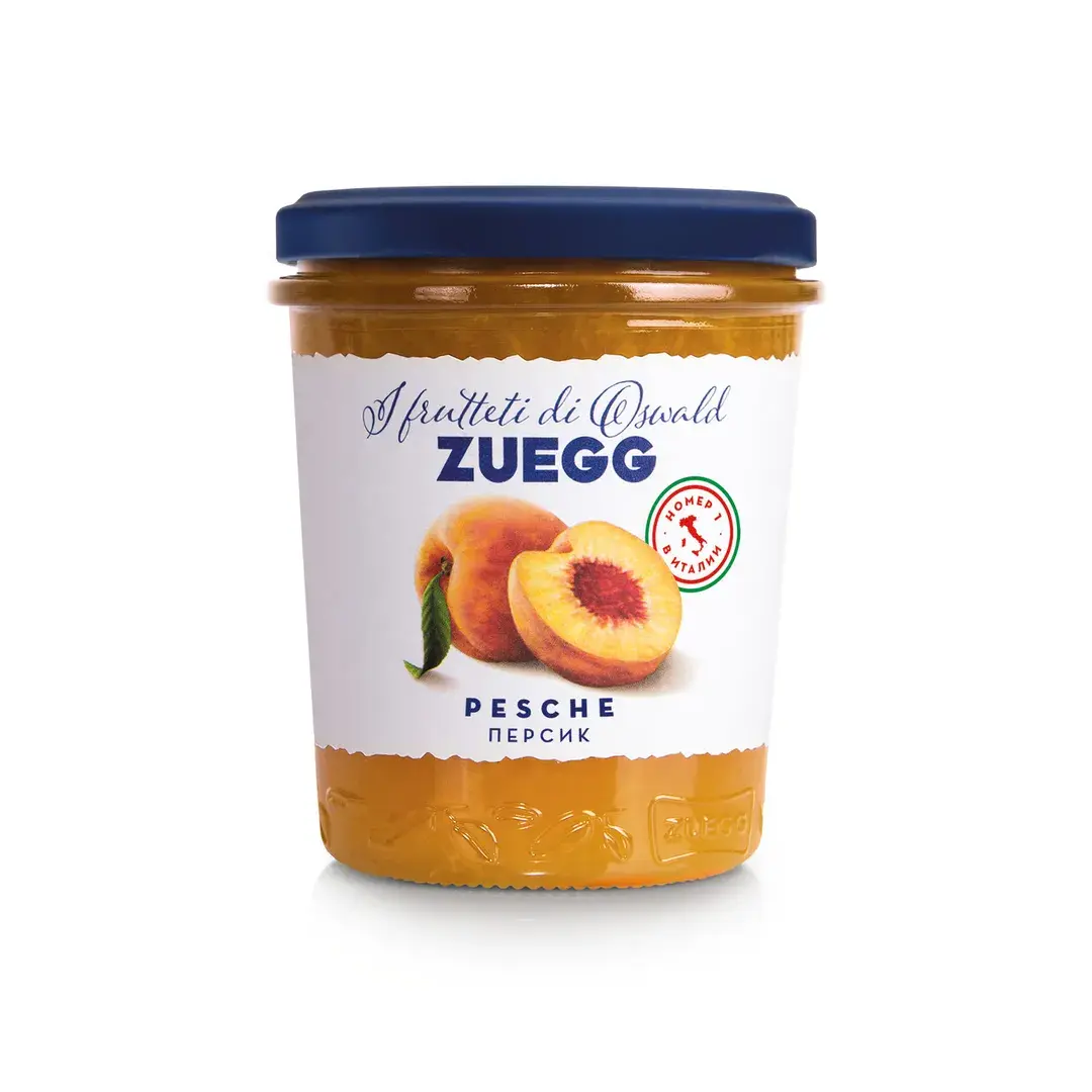 Конфитюр персик ZUEGG экстра, 320г, 4 штуки