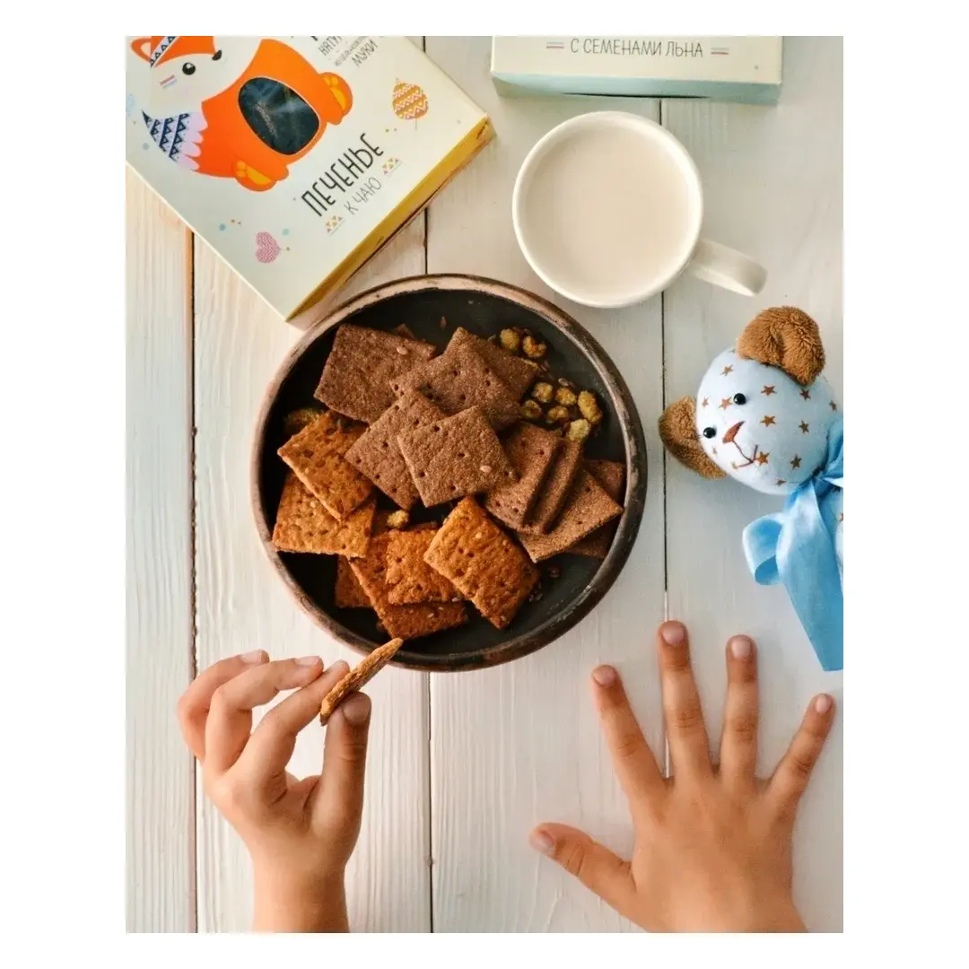 Печенье без сахара, 200 г, цельнозерновое, Сладень, изображение 2