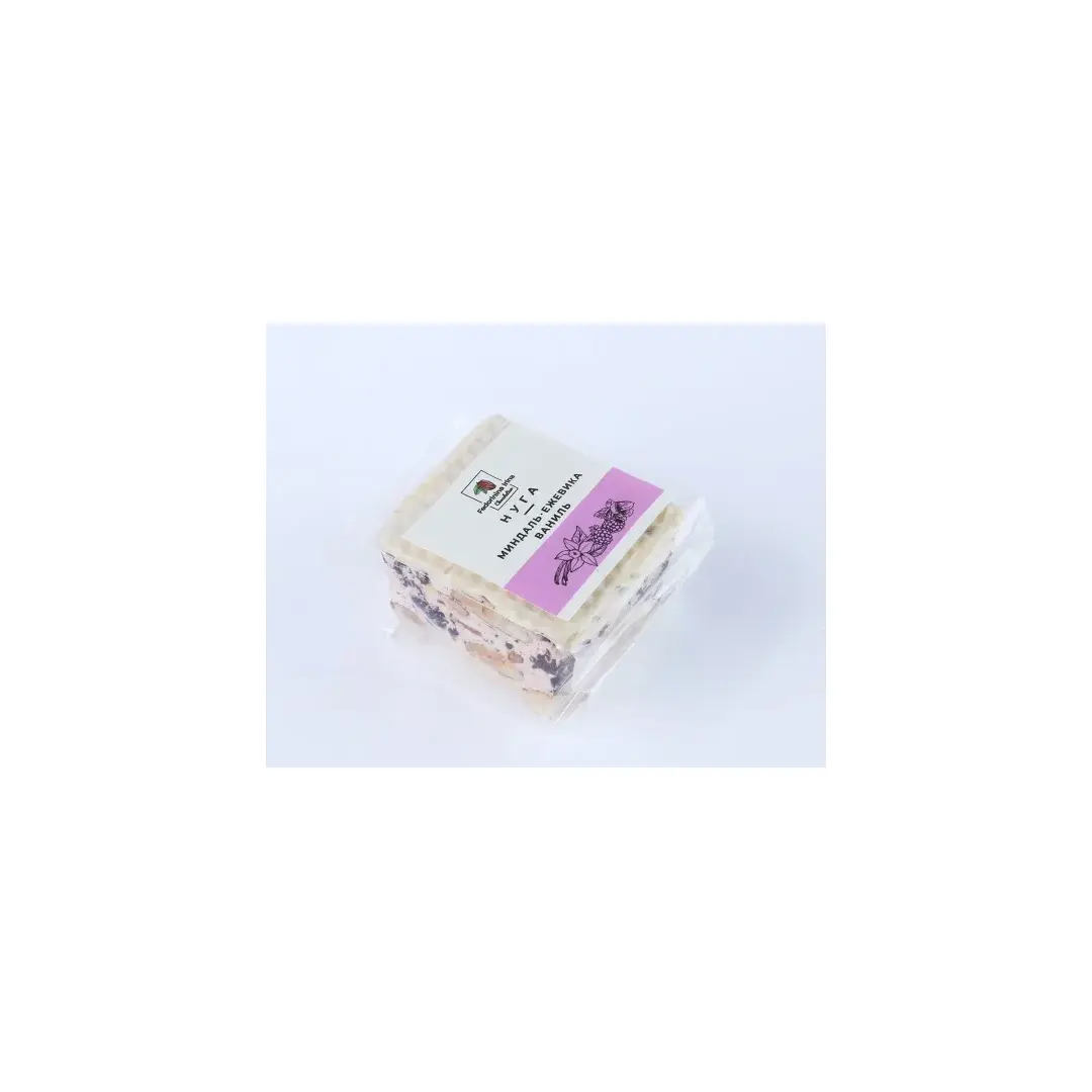 Нуга с шоколадным покрытием миндаль-ежевика-ваниль, Шоколадная мастерская Федорининой Ирины, 95г., изображение 4