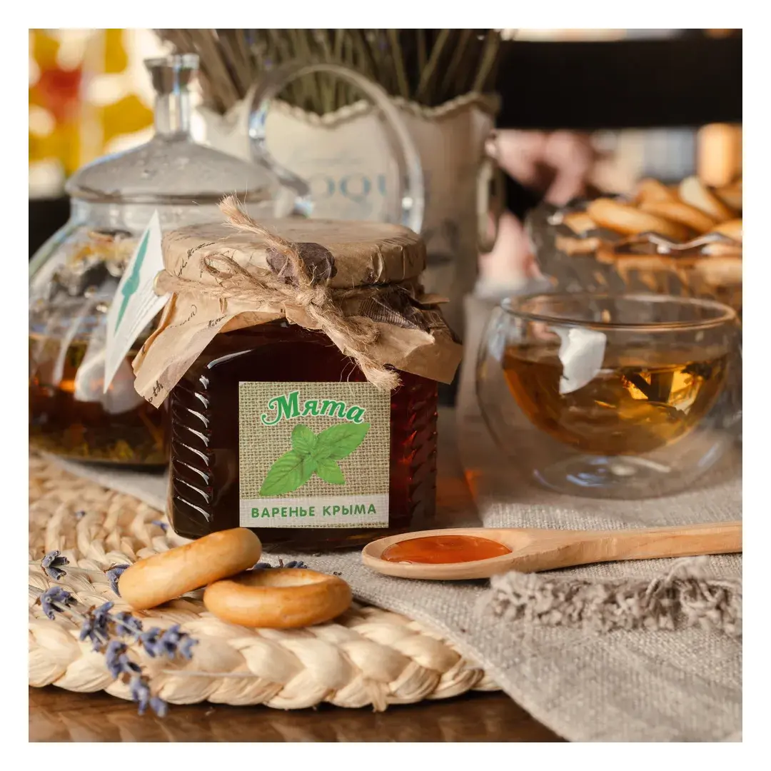 Варенье из мяты Травы Горного Крыма натуральное, 250 г, изображение 2