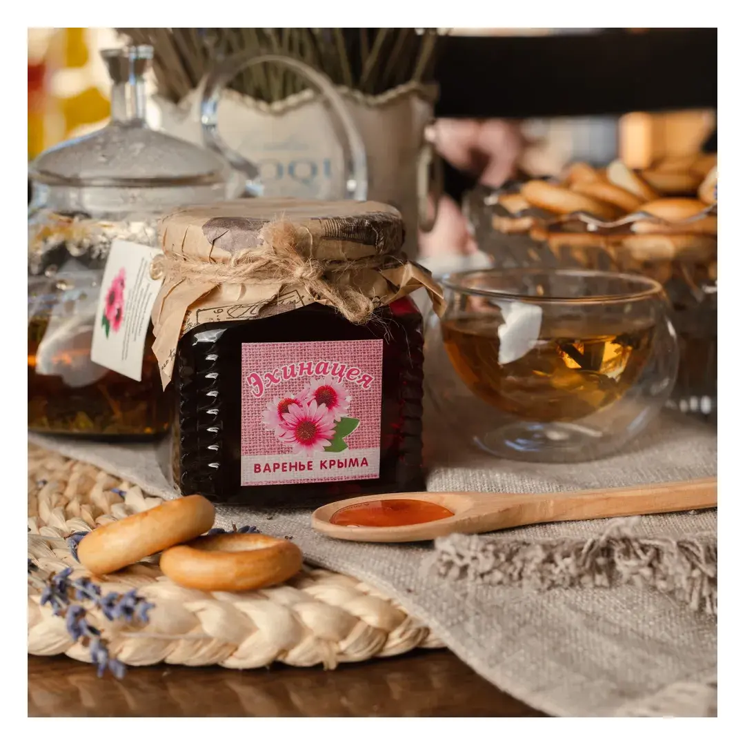 Варенье эхинацея Травы Горного Крыма натуральное, 250 г, изображение 2