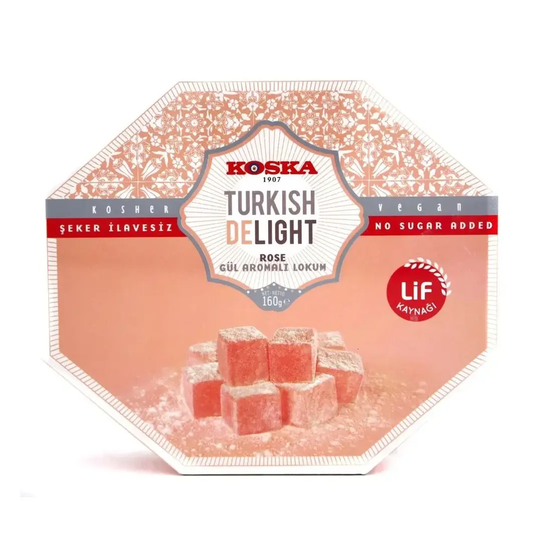 Рахат-лукум (турецкая сладость) со вкусом розы, Koska, 160г, изображение 5