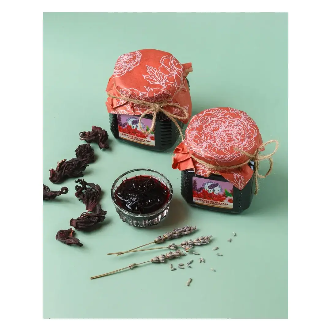 Варенье из каркаде с лавандой, изображение 3