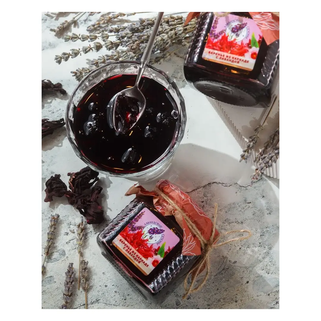 Варенье из каркаде с лавандой, изображение 2