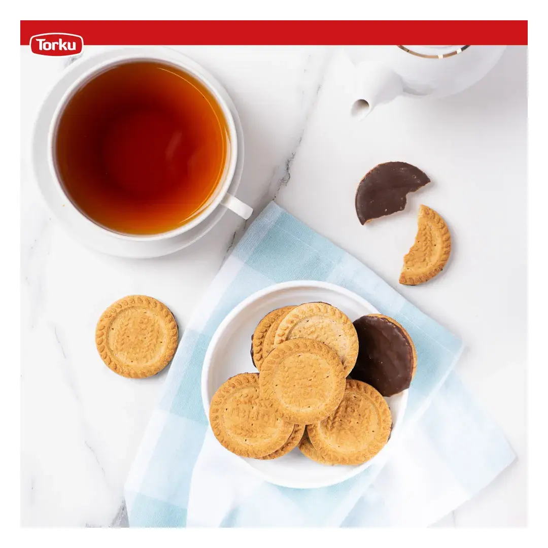 "Tam"/ Печенье из цельнозерновой муки в молочном шоколаде, 252 гр./ TORKU, изображение 4