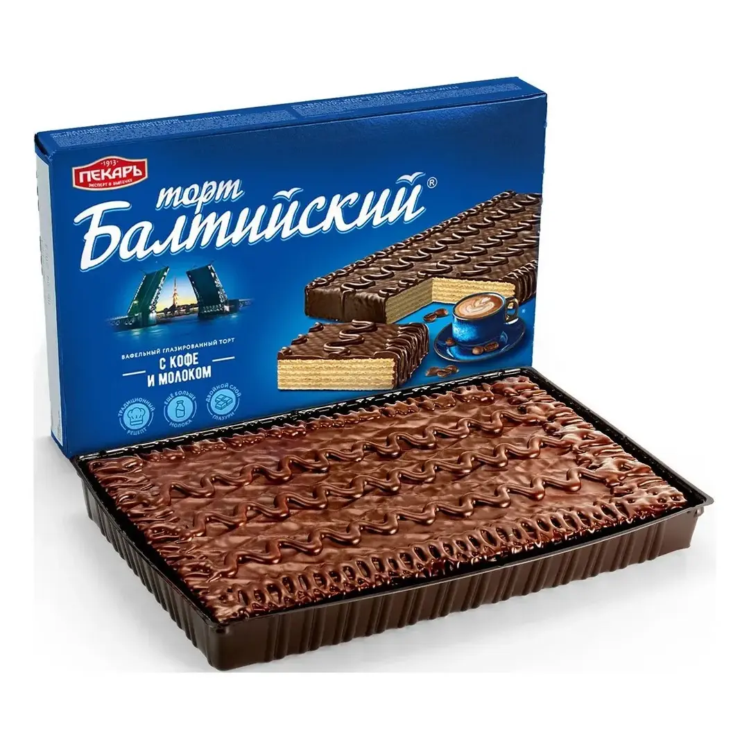 Торт Балтийский вафельный 320гр (комплект из 2 штук), изображение 2