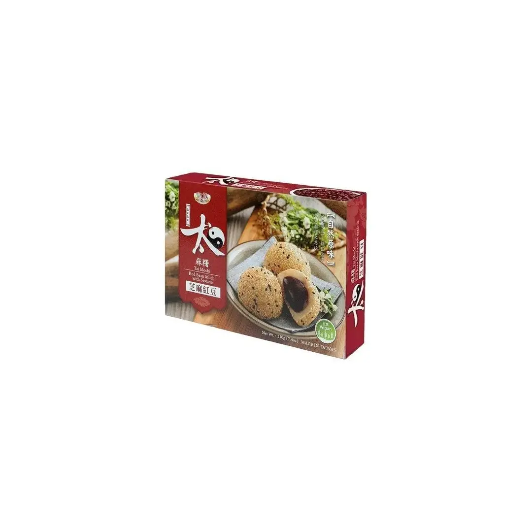 пирожное Моти Tai Mochi Red Bean Sesame Адзуки в кунжутной обсыпке Royal Family 210 гр