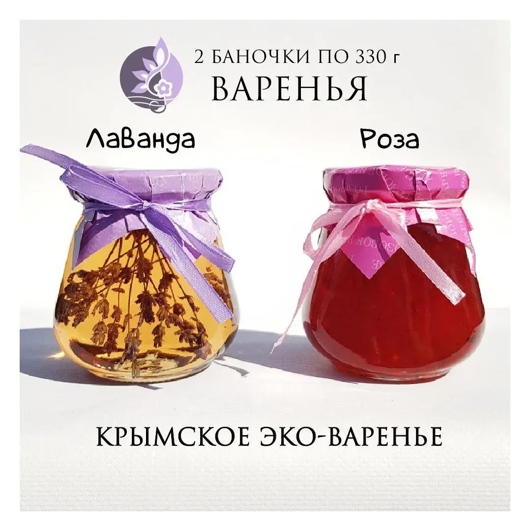 Лавандовое варенье и варенье из лепестков розы