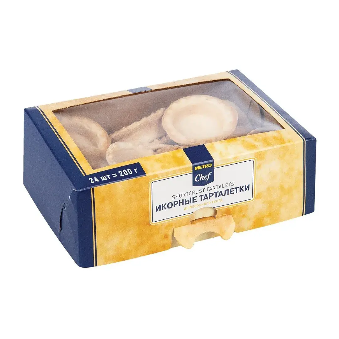 METRO Chef Тарталетки для икры из песочного теста, 200г, 12 упаковок, изображение 4