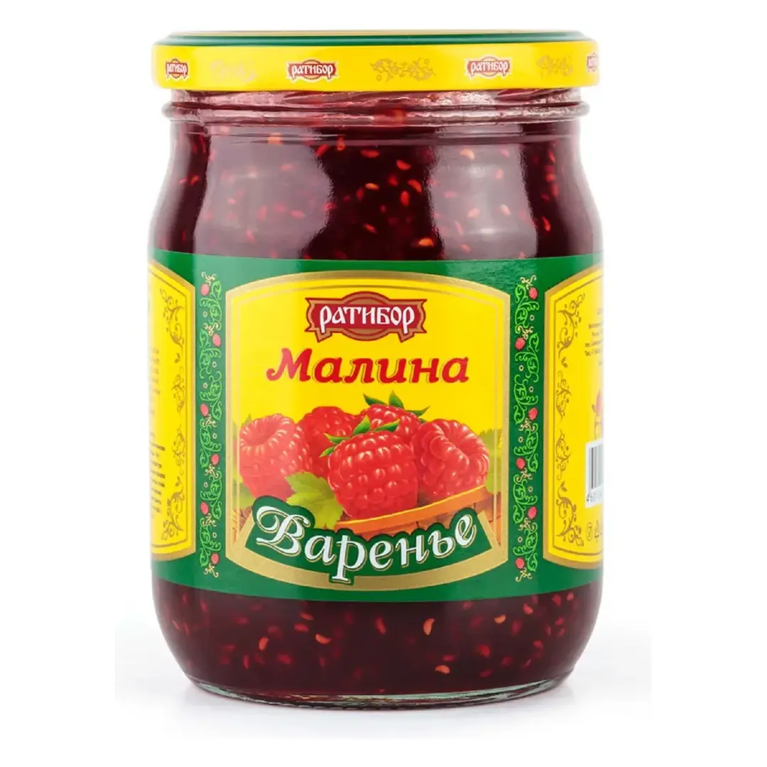 Варенье Ратибор малиновое, 680 г
