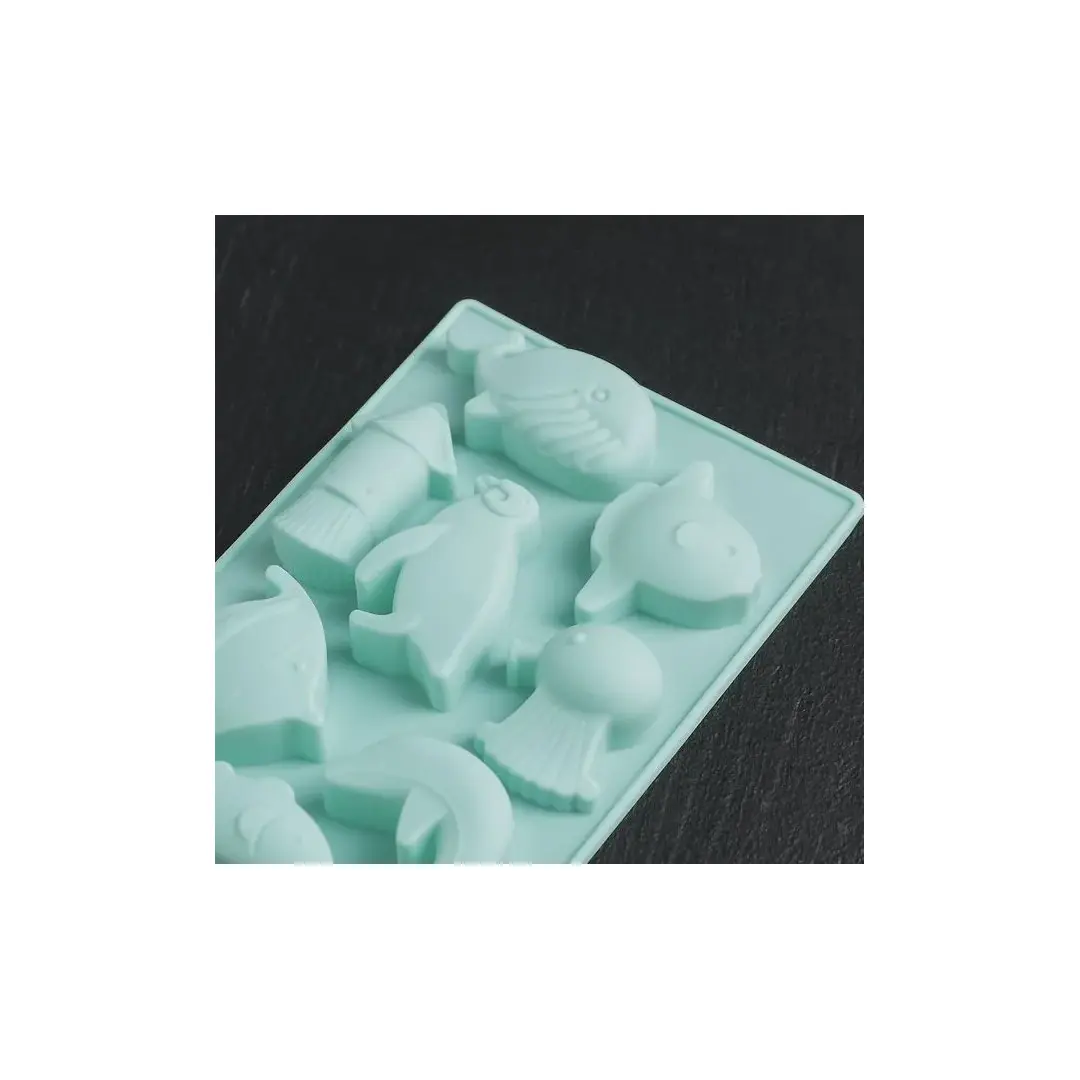 Форма для выпечки, Прямоугольная, 8 яч., 9.5 см x 14 см, 1 шт, изображение 2