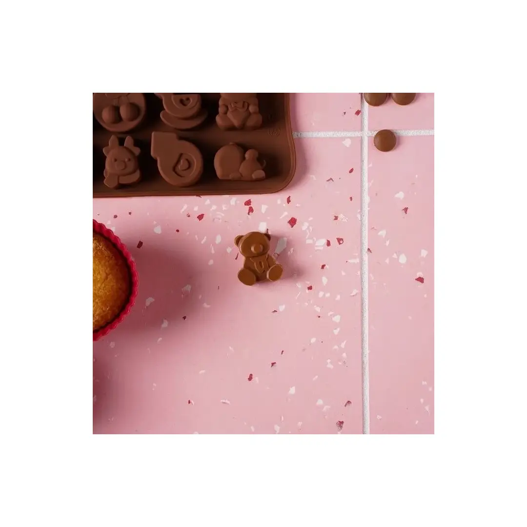 Форма для выпечки, Прямоугольная, 15 яч., 11 см x 14 см, 1 шт, изображение 4