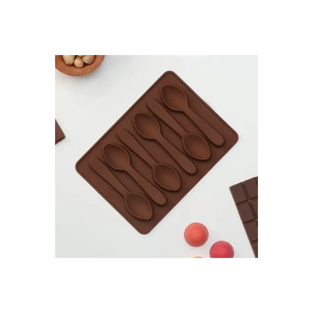 Форма для выпечки, Прямоугольная, 6 яч., 12 см x 18 см, 1 шт, изображение 3