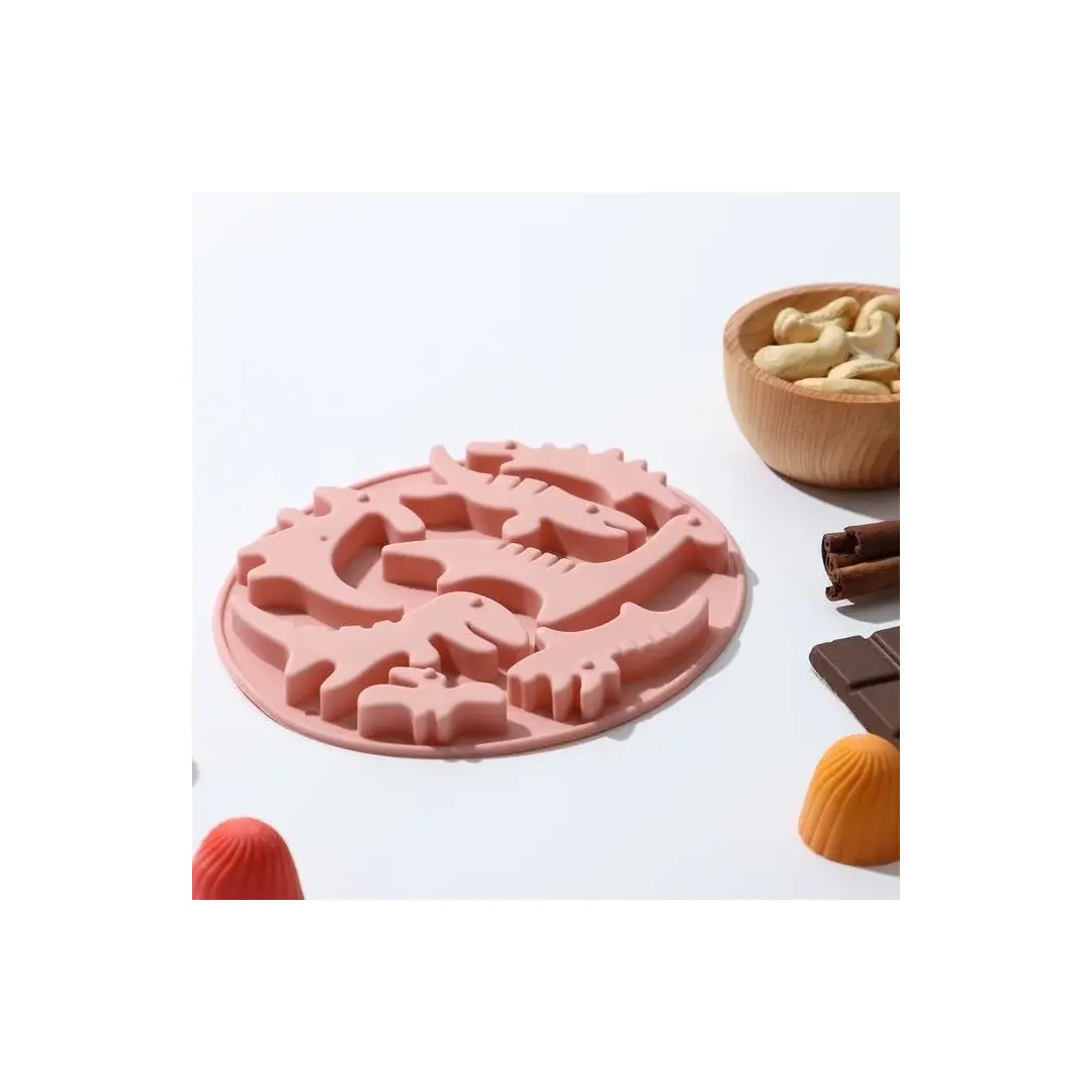 Форма для выпечки, Прямоугольная, 7 яч., 14 см x 16 см, 1 шт, изображение 3