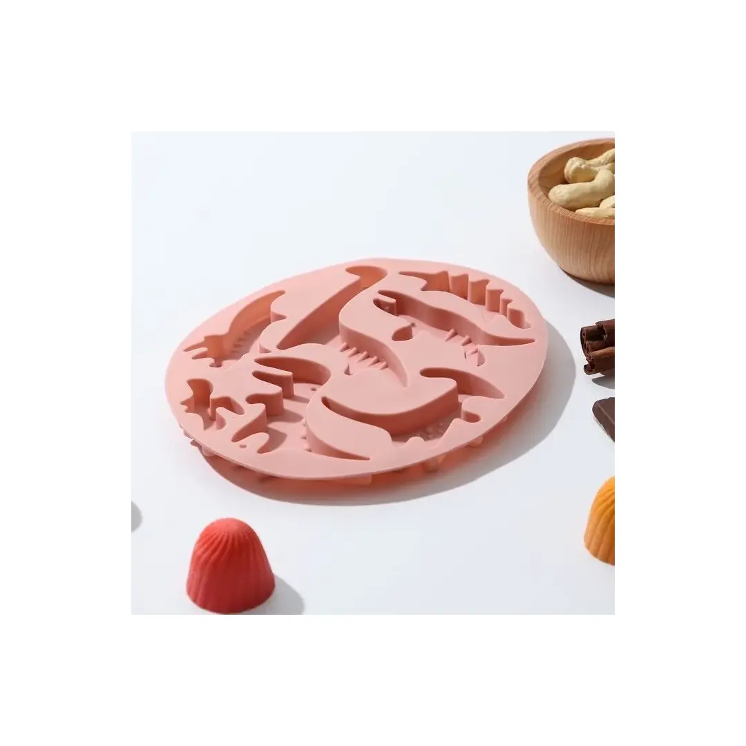 Форма для выпечки, Прямоугольная, 7 яч., 14 см x 16 см, 1 шт, изображение 2