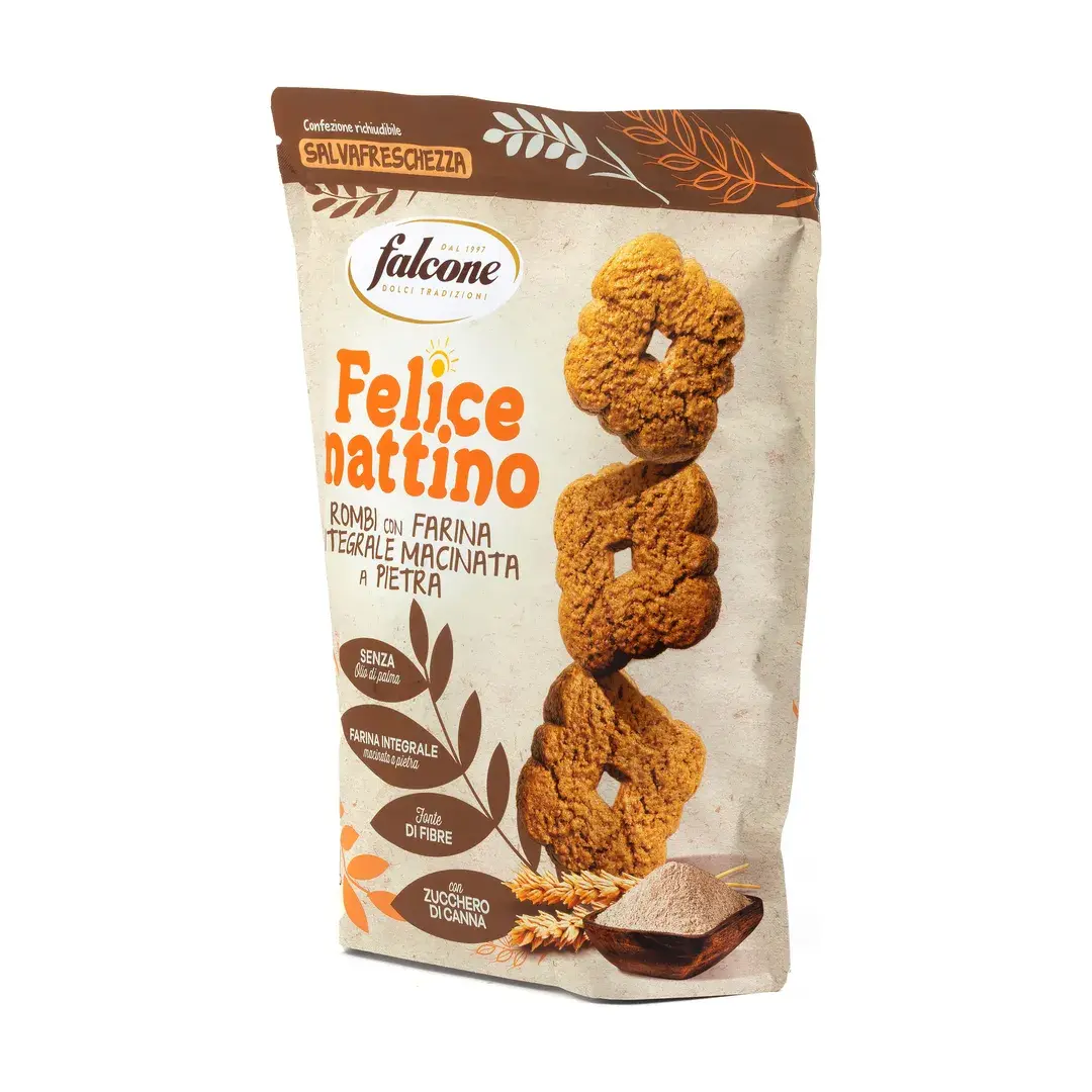 Печенье Falcone сдобное из цельнозерновой муки, 500г, изображение 2
